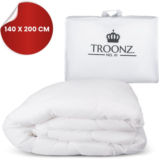 Troonz Portofino 4 Seizoenen Dekbed 140 x 200 cm - Eenpersoons Dekbed - Zomerdekbed & Winterdekbed