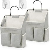 Arawat 2 Stuks Deur Hangende Organizer Muur Tas voor Opslag, Camping, Kantoor, Badkamer, Kast Opknoping Gebruiksvoorwerpen Hangmand