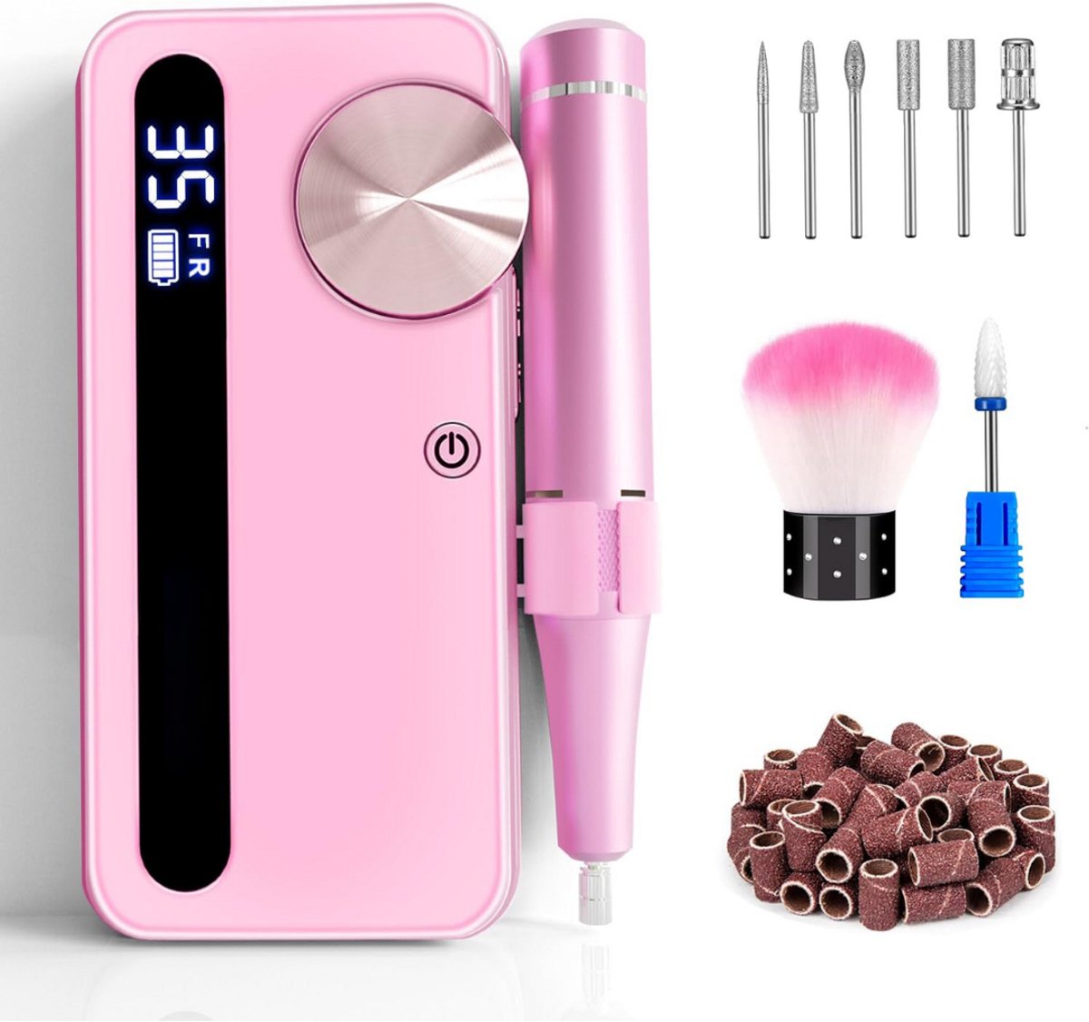 ASsentials® Elekrische Nagel Vijl - Nagelvijl Elektrisch - Nagelfrees