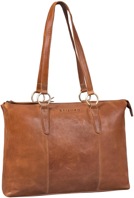 Aveline Bolso Shopper Vintage Mujer Pequeño de Cuero