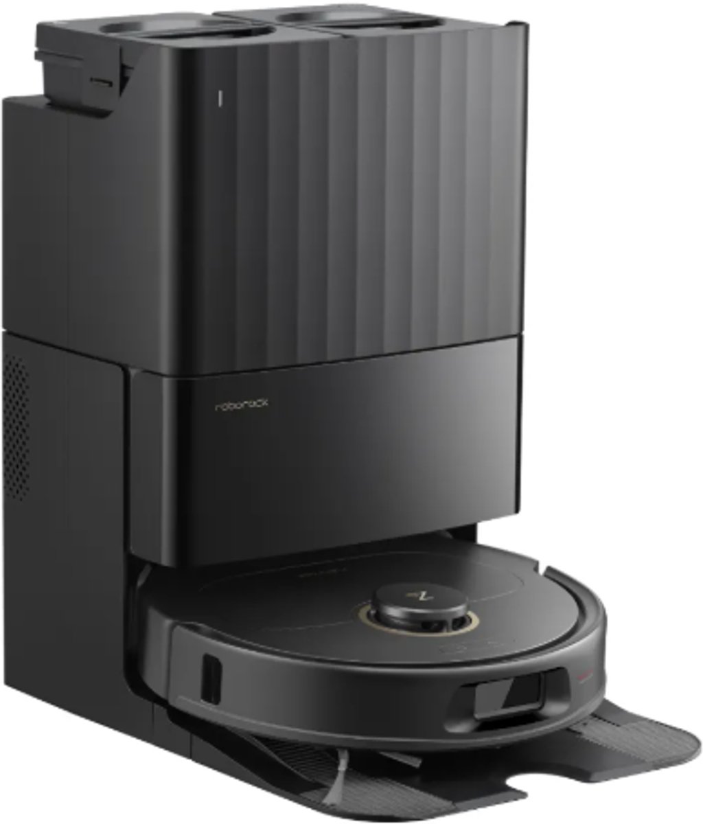 ROBOROCK QREVO 5AE - Robotstofzuiger met dock - 12000 Pa vermogen - FlexiArm dweilen - Dubbele anti-klit