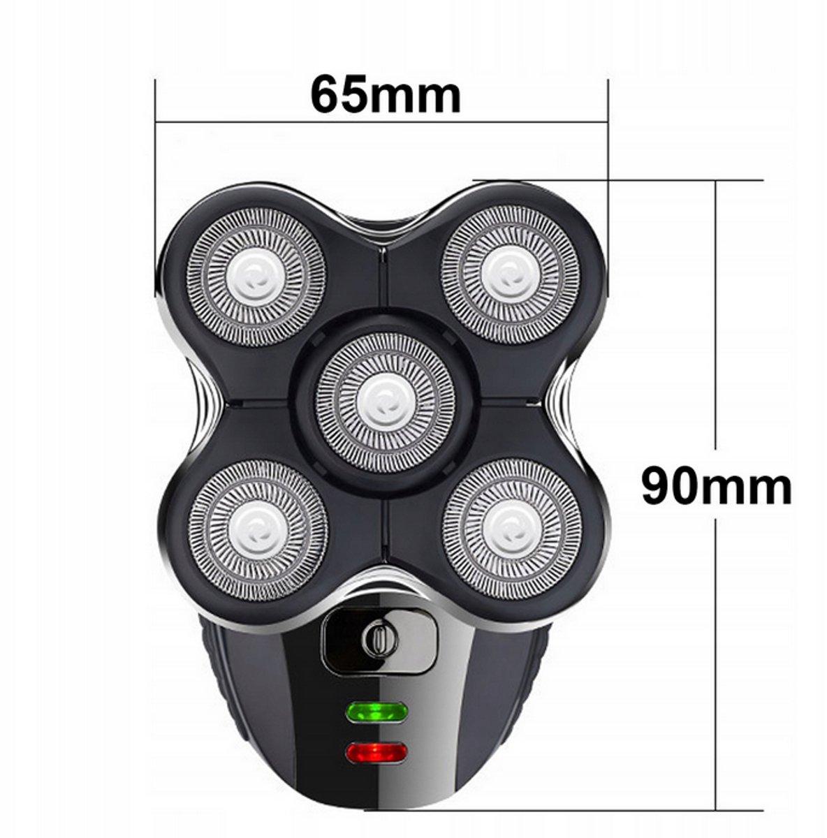 Multifunctioneel Scheerapparaat 5 Kappen 2000mAh - afbeelding 3