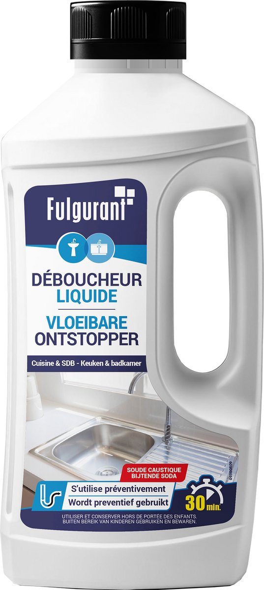 Fulgurant soda ontstopper 'Keuken & Badkamer' 900 ml
