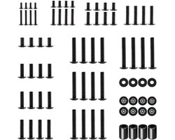 ELIVED Universele VESA-schroevenset voor tv-montage, hardwarekit past op de meeste tv's of monitoren tot 80 inch, inclusief M4 M5 M6 M8-schroeven, afstandhouders en ringen, EV033