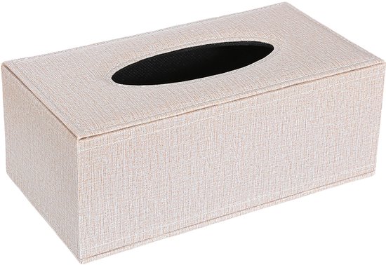 Tissue Box Cover, rechthoekige tissuedooshouder, Tissue Box 1 stuk auto tissue box handdoekenset tissue box houder auto-interieur opslag decoratie ( maat: witte lijn 1 stuks) (kleur: zwart, maat: rode