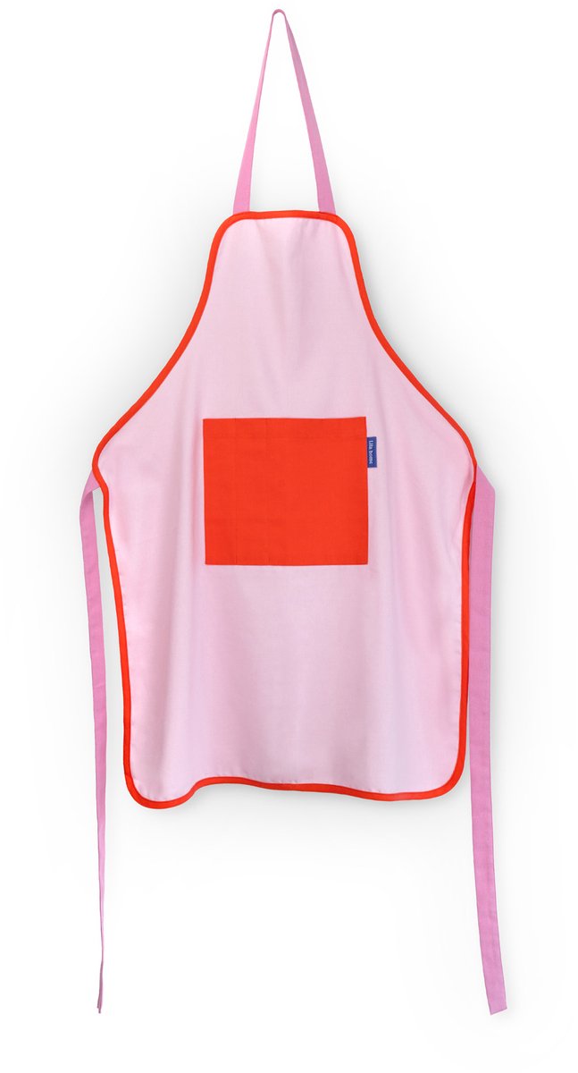 Lifa home Coral Kiss Schort – Keukenschort – 65 x 85 cm – Roze