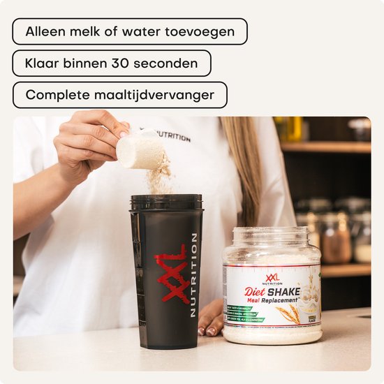 XXL Nutrition - Diet Shake - Aardbei - Maaltijdshake - 1200 g