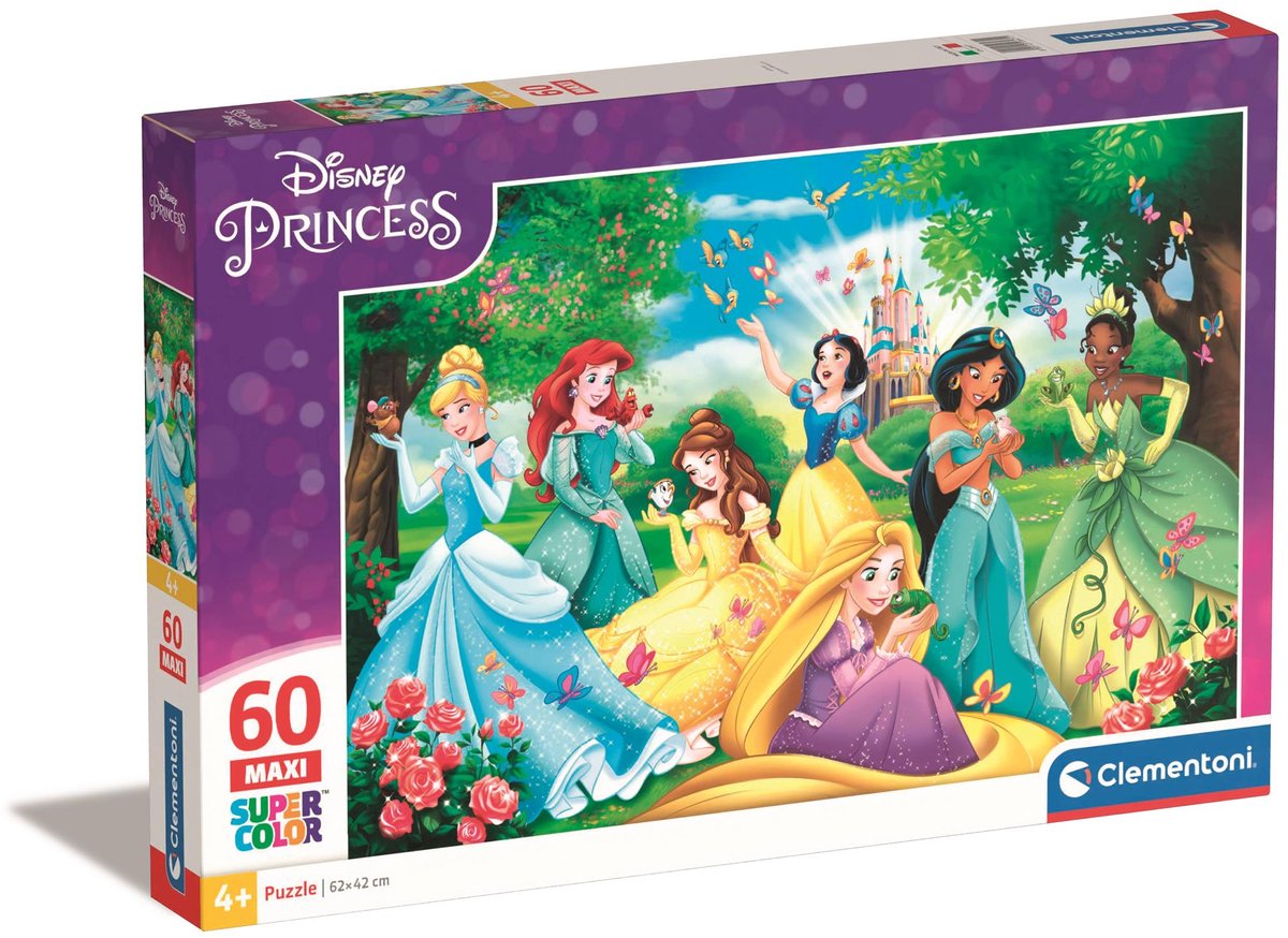 Clementoni Maxi Puzzel Disney Prinses, 60st.