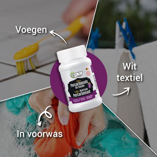 Epur Natrium Percarbonaat - Verwijderen vlekken uit textiel- 400 gr - prijs per stuk