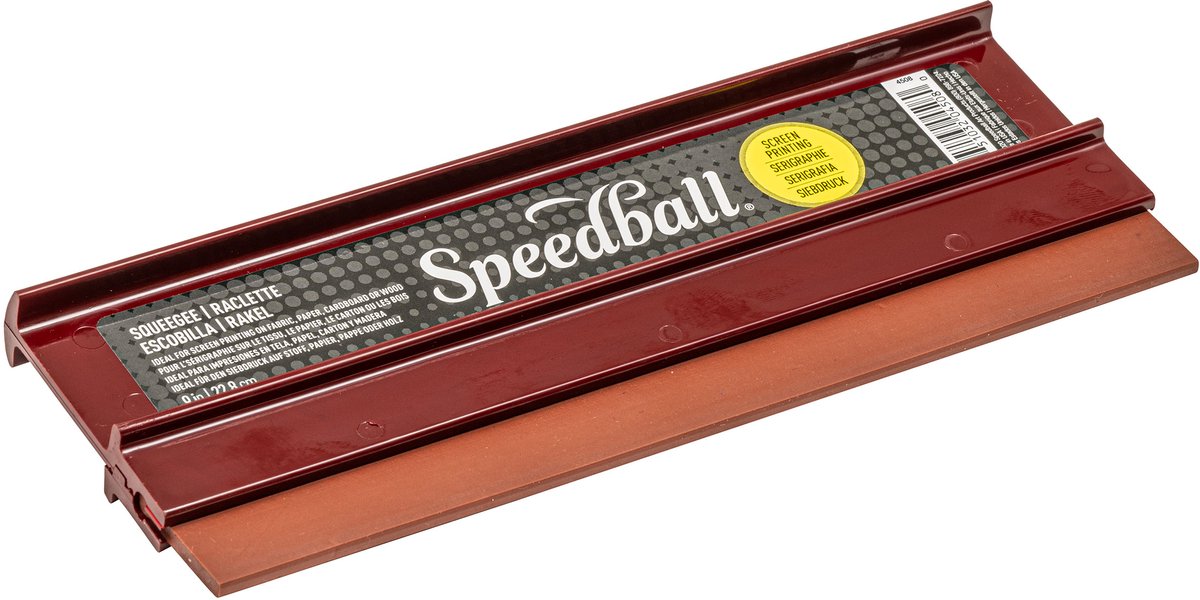 Zeefdruk rakel Speedball burgundy 22.8 cm