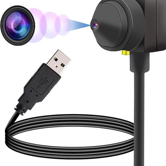 Mid Monitor Camera 1080P Central Webcam - Camera in het midden van het scherm - Met ...