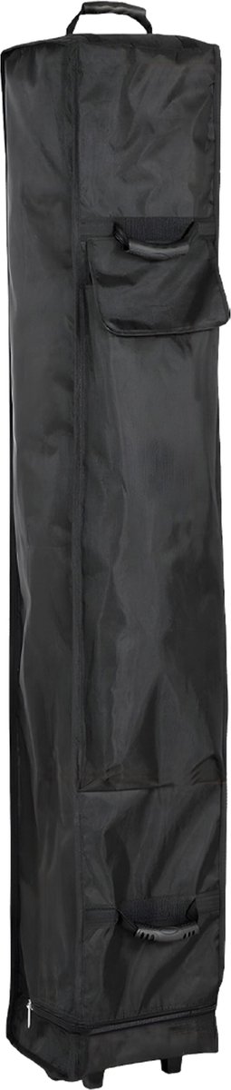 IvoQ Opbergtas Partytent 3x3 m – Opberghoes voor Partytent – Sterke Draagtas met Wieltjes & Handgrepen – Waterafstotend 1680D Oxford Polyester – Zwart