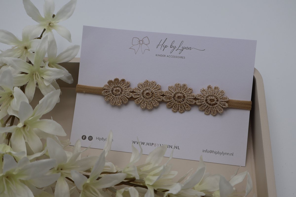 HipByLynn - Haarband Luna - Haarklem - Kinderaccessoires - Haaraccessoires - Haarband voor meisjes - Haarband voor Baby's
