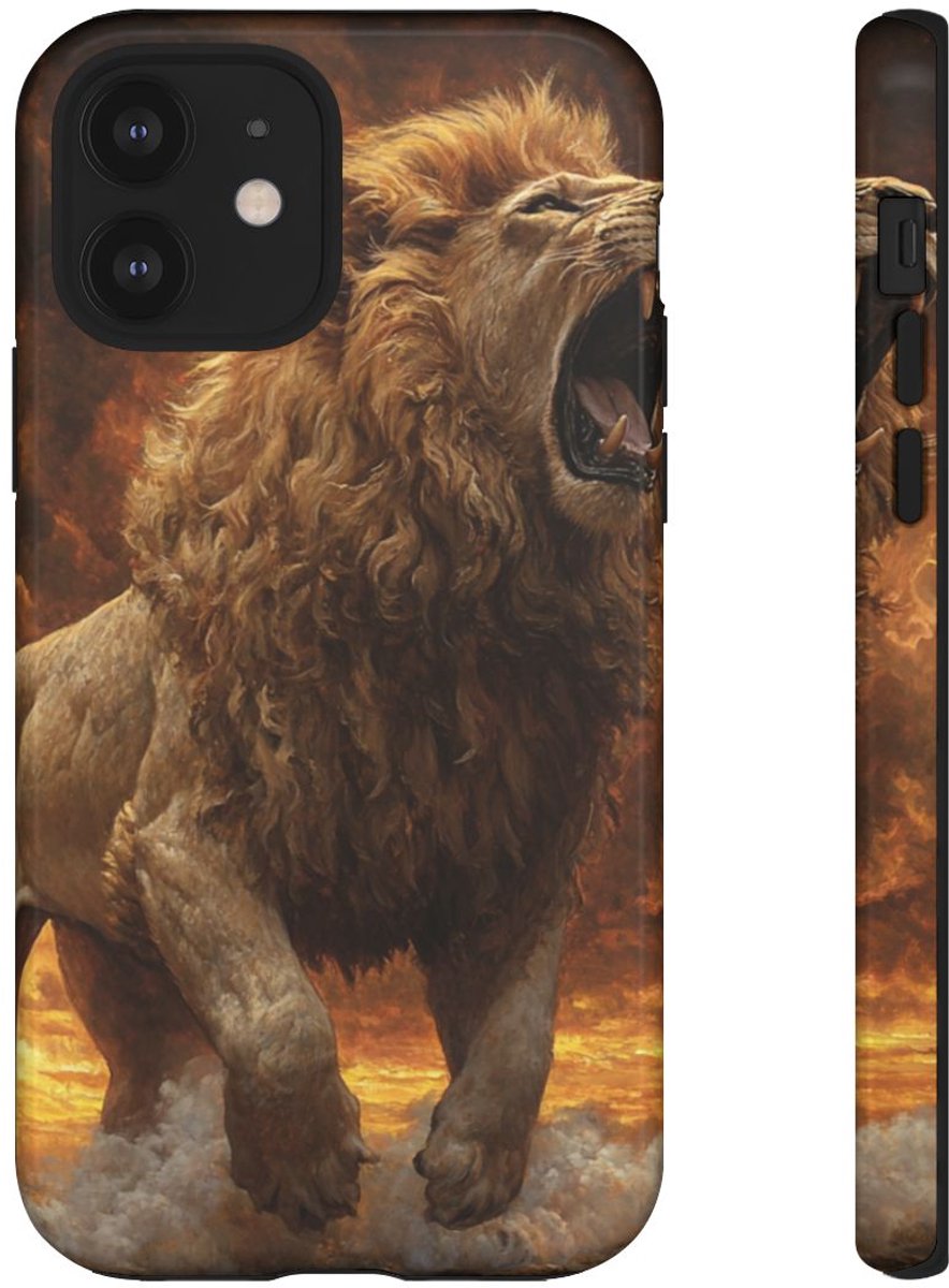 Schilderachtige Brullende Leeuw – Telefoonhoesje Geschikt voor iPhone 12