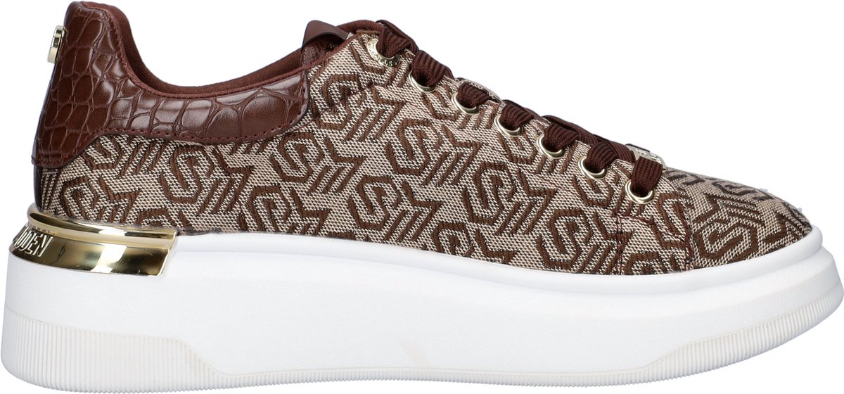 Steve Madden Glider 2 dames sneaker - Beige multi - Maat 38
