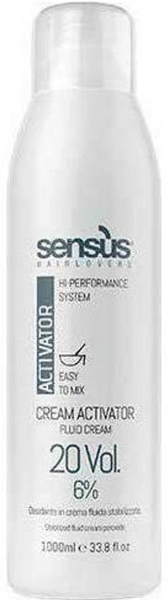 Sensus Cream Activator Stabilized Fluid Cream Peroxide 20 vol 6% 1000ml
