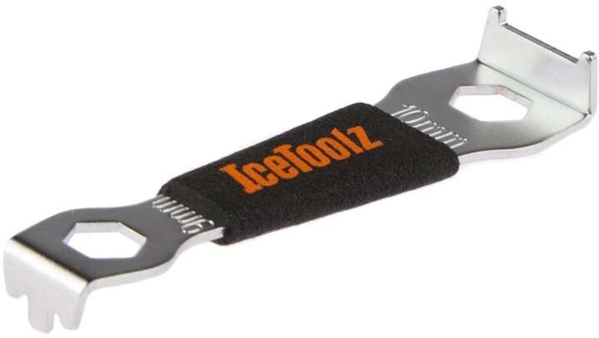 IceToolz Kettingbladboutsleutel - Voor kettingbladbouten en crank afdichtkappen - 115mm - Zwart