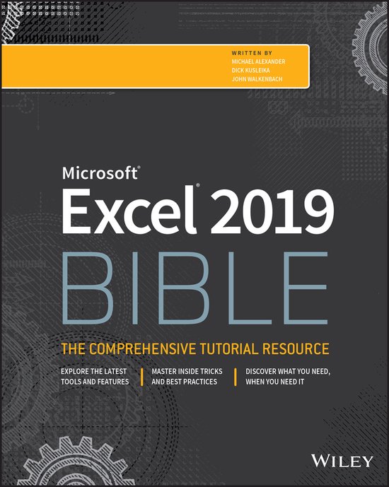Excel 2019 Bible - cover