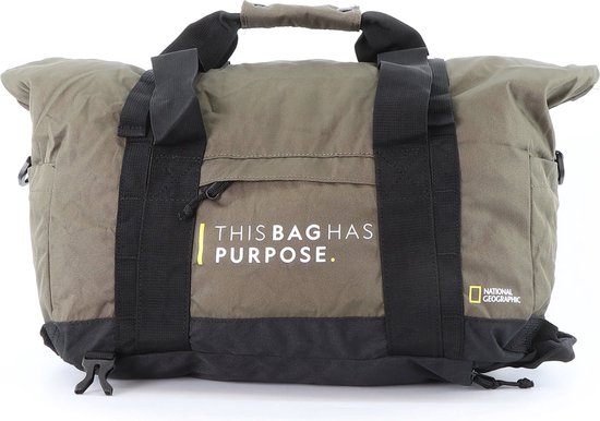 National Geographic Opvouwbare Reistas / Weekendtas / Sporttas - 29 Liter - Vegan - Pathway - Khaki