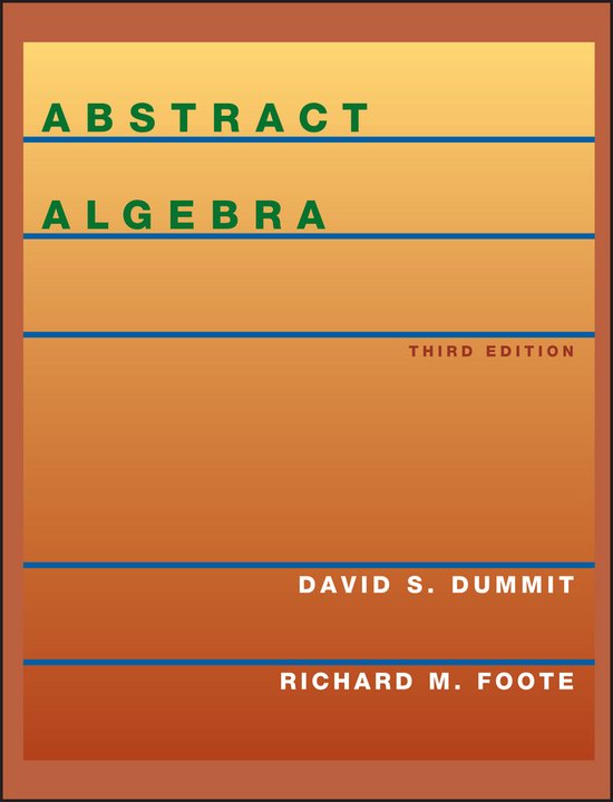 Abstract Algebra - cover