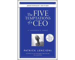 Omslag van Five Temptations Of A CEO