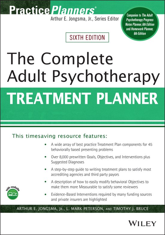 PracticePlanners-The Complete Adult Psychotherapy Treatment  ... - cover