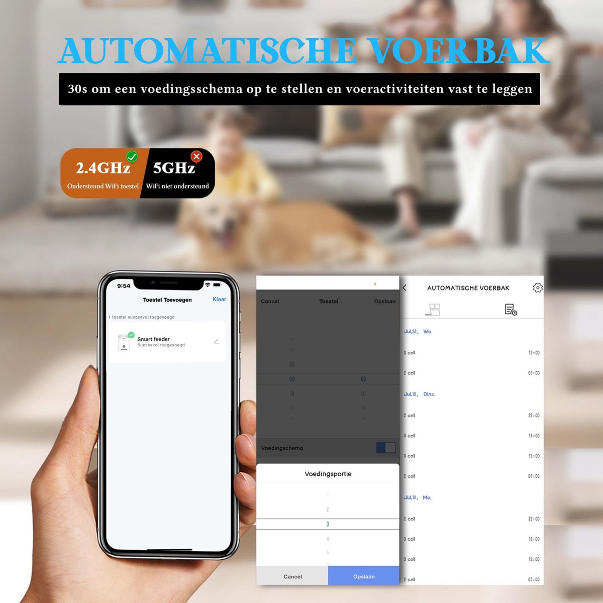 NovaWare Automatische Voerbak - Kat en Hond - Voerautomaat thumbnail 4