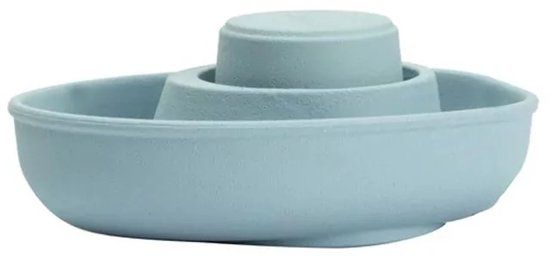 PlanToys Rubber Cabrio Boot in Pastel Blauw