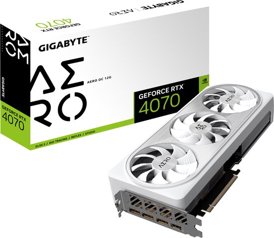 Graphics card Gigabyte GV-N4070AERO OC-12GD 12 GB GDDR6X