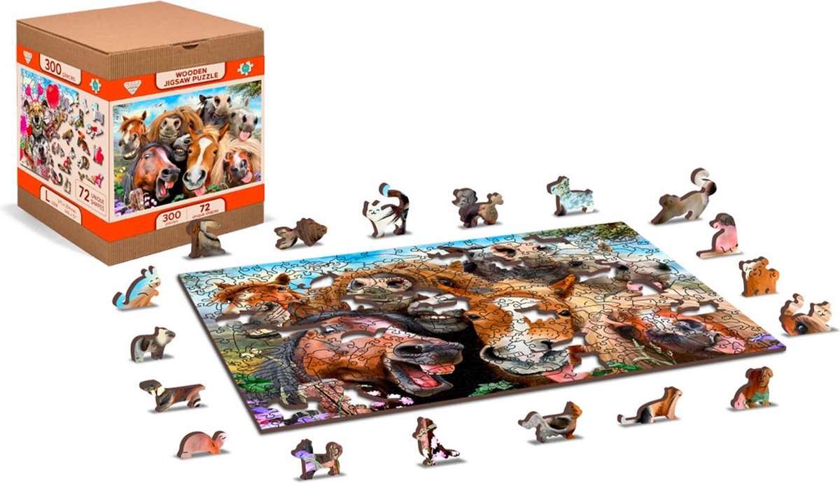 Wooden City Houten puzzel deluxe Venice Carnaval 1010 stukjes