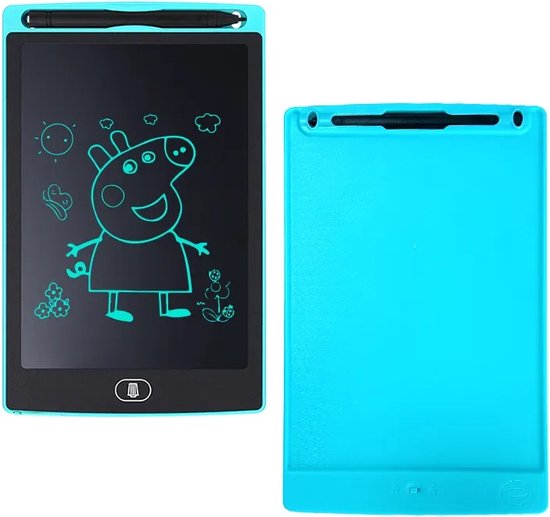 Tableau d'écriture LCD 10 pouces Blauw - Tablette de tâches - Tablette à dessin  LCD