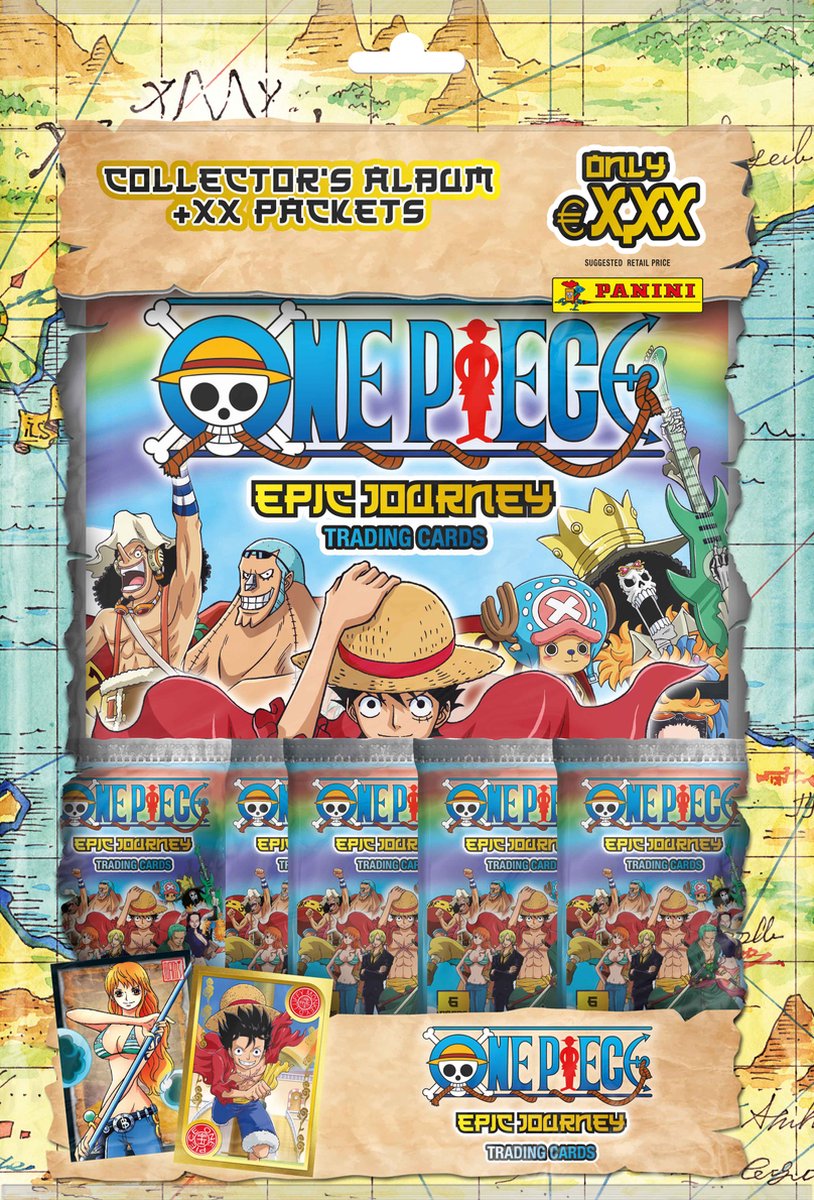Panini One Piece Trading Cards Starter Pack 1 Classeur + 3
