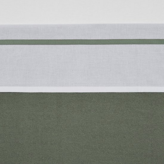 Meyco Bies wieglaken - forest green - 75x100cm