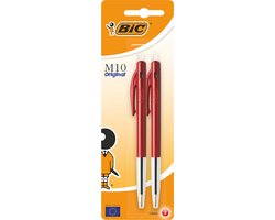 BIC M10 Original Clic - Rood - 2 stuks - Medium Blister