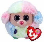 TY Puffies Cuddle Poodle Rainbow 8 cm