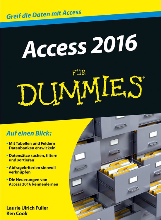Access 2016 für Dummies - cover