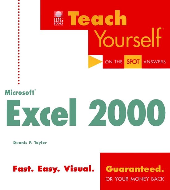 Teach Yourself Microsoft Excel 2000 - cover
