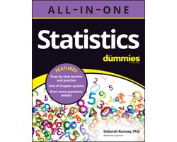 Omslag van Statistics All-in-One For Dummies