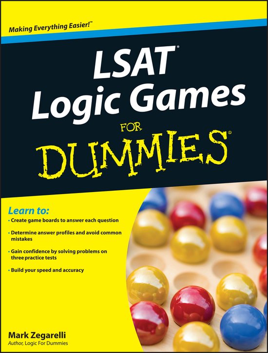 Lsat Logic Games For Dummies - cover