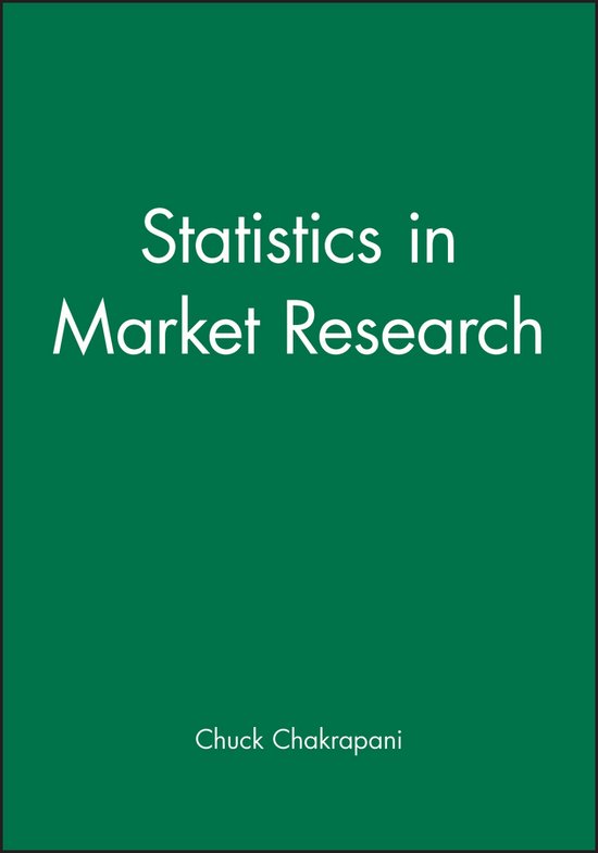 Statistics In Market Research - cover