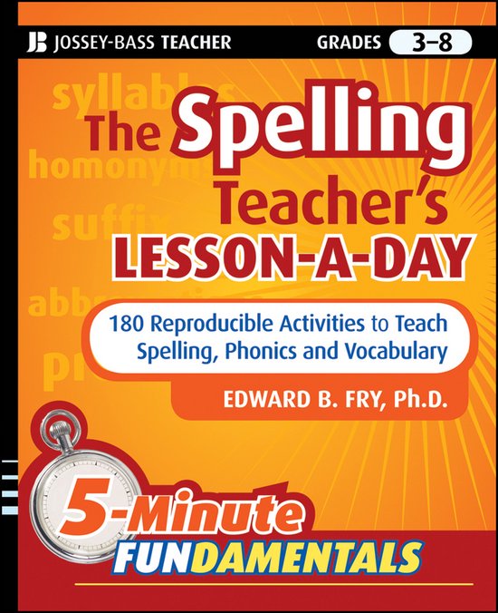 Spelling Teachers Lesson-a-Day - cover