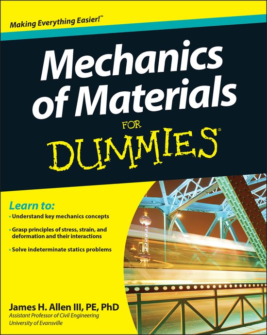 Mechanics Of Materials For Dummies - cover