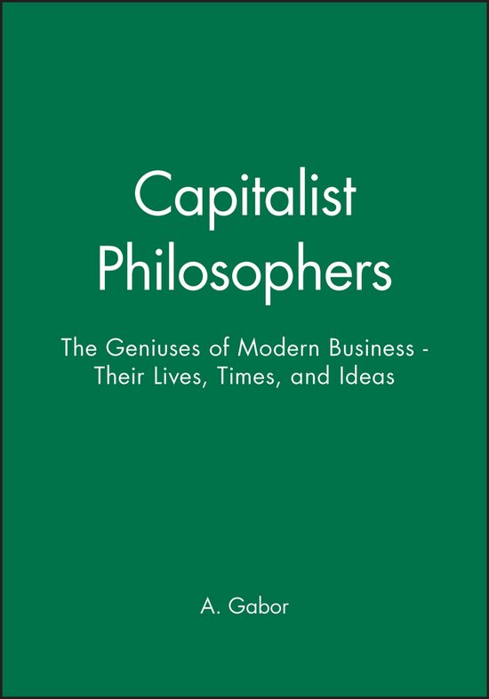 Capitalist Philosophers - cover