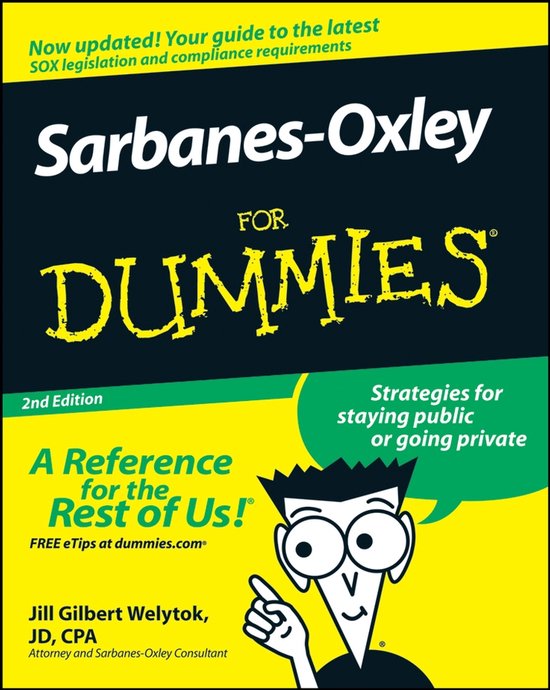 Sarbanes-Oxley For Dummies 2nd - cover