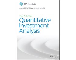 CFA Institute Investment Series- Quantitative Investment Analysis
