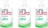 Unicura - Ultra Handzeep - Antibacterieel - 3 x 250 ML