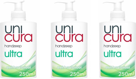 Unicura - Ultra Handzeep - Antibacterieel - 3 x 250 ML | bol.com