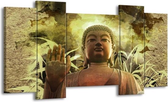 Schilderij op canvas Boeddha in Lanna tempel | De Oriental