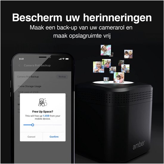 Amber Plus - AmberPRO 4TB (2TB*2), Personal Home Cloud Server, NAS - Dual-Band WiFi Router, Docker Ready