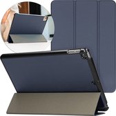 iMoshion Tablet Hoes Geschikt voor iPad 8 (2020) 8e generatie / iPad 7 (2019) 7e generatie / iPad 9 (2021) 9e generatie - iMoshion Trifold Bookcase - Donkerblauw